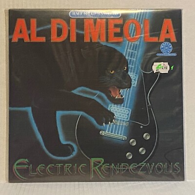 Al Di Meola ELECTRIC RENDEZVOUS 1982 Columbia HALF-SPEED MASTERED Insert MINTY!