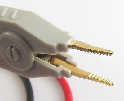 0.5M Test Lead Set - Alligator Kelvin Clips To Gold Plated Banana Plugs For Electronics