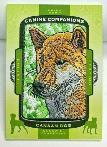 Canaan Dog 2018 Ud Goodwin Champions Canine Companions Patch #166 - 1:533 packs