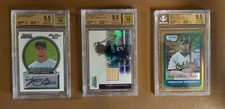 Mint+ Graded Baseball Cards Auto Mem Ser Sterling Draft Chrome - Pick From List