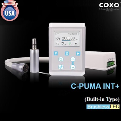 COXO C PUMA INT+ Dental Electric Motor System LED Handpiece Build in Brushless