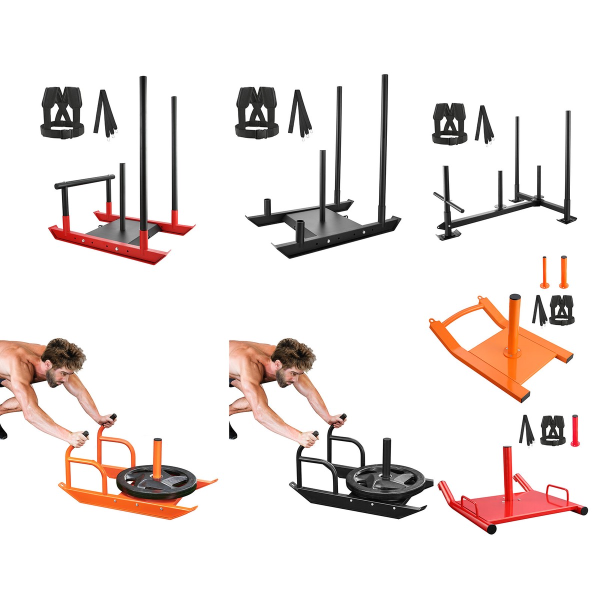 Weight Sled For Strength Training – Heavy-Duty Steel Sled For Speed & Power Workouts