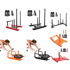 Weight Power Pull Push Sled Fitness Strength Speed Resistant Training Sled
