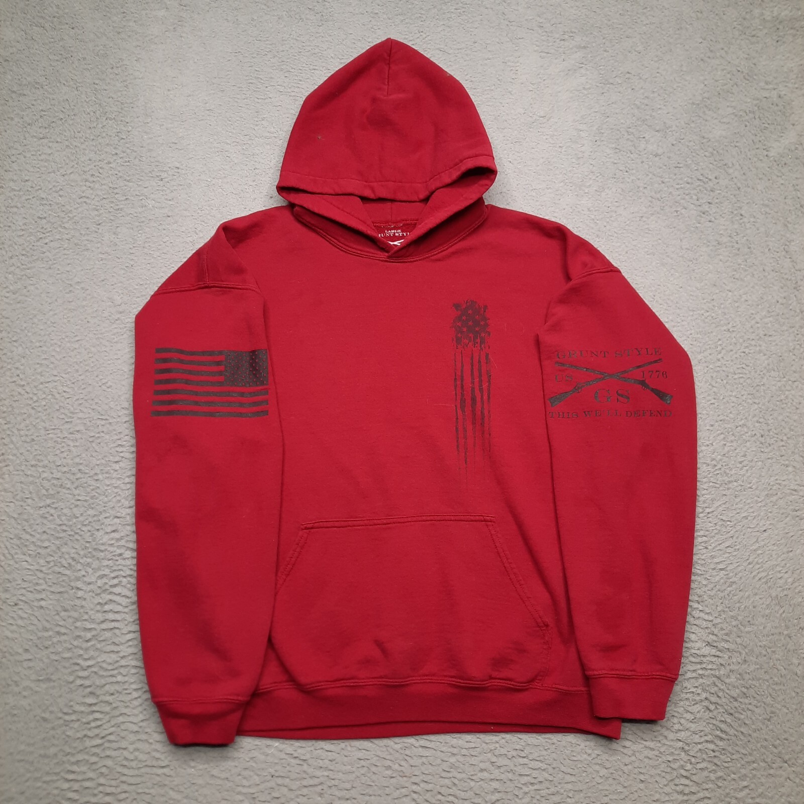 Grunt Style Patriotic Shirts For Men 1776 Flag Shirt – LLC