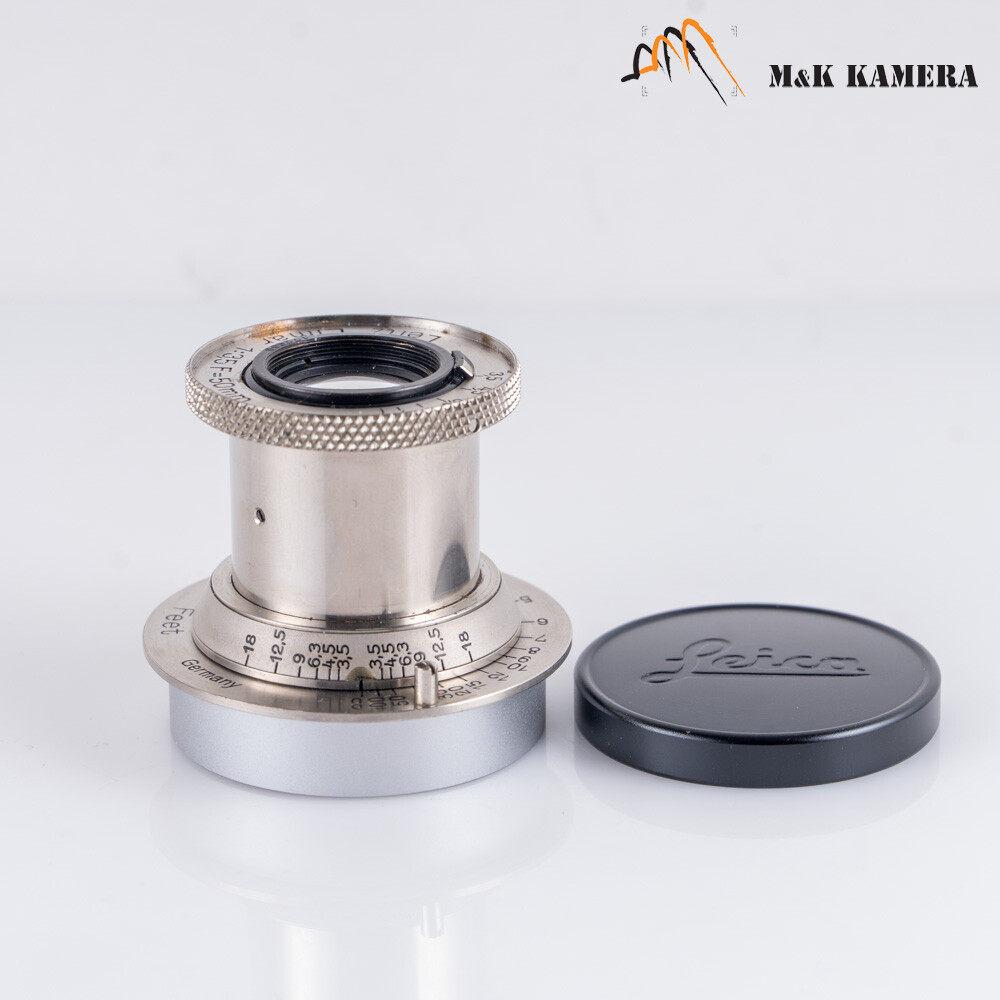 Leitz Elmar 5cm f3.5 エルマー L39 LEITZ Leica Elmar L39 50mm/F3.5 Nickel plated Lens Yr.1933