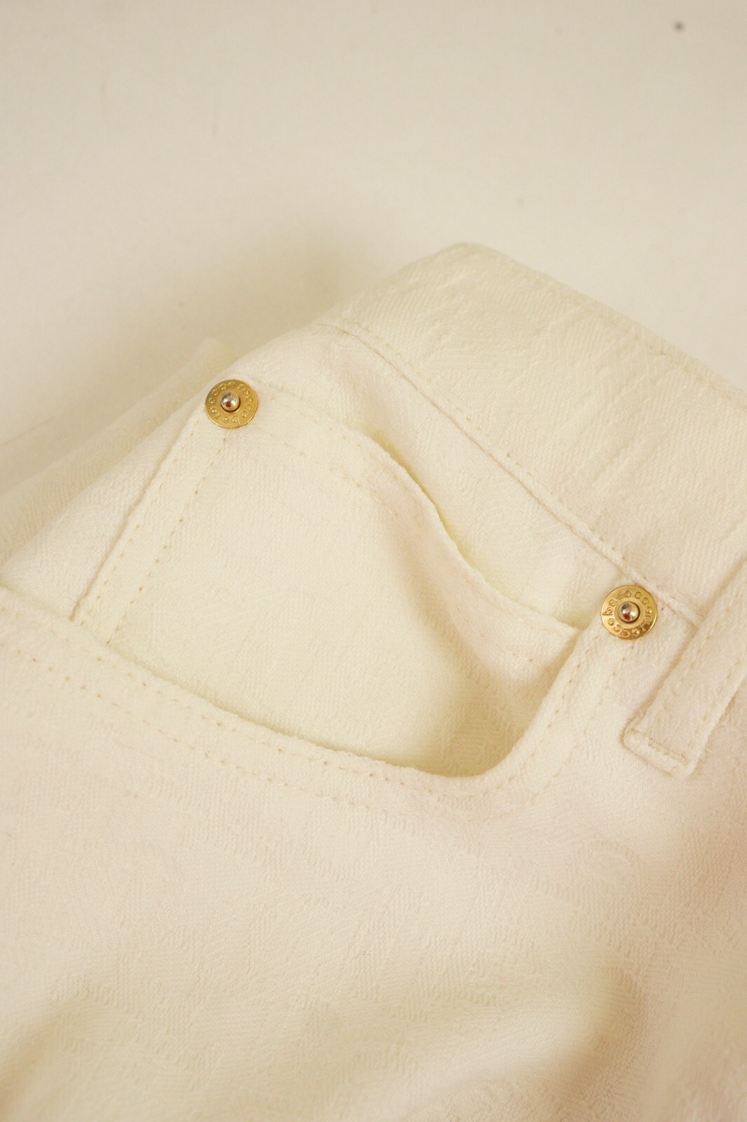 Women Roccobarocco Pants Made In Italy Vintage 90's Size I42 D36 W25 L30 JJF8 image 7