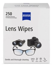 Lot 2 Boxes Of 250 Pieces of Zeiss Lens Cleaning Wipes, Wet Glasses, Screen