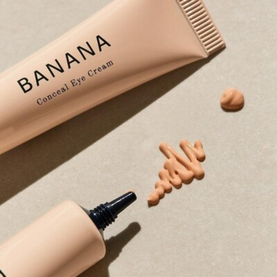 SHAISHAISHAI Banana Conceal Augencreme, feuchtigkeitsspendend, koreanische Kosmetik, Schönheit
