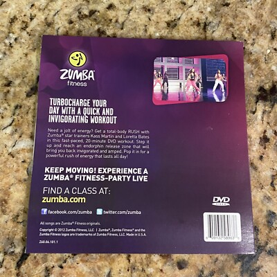 Zumba Fitness Exhilarate Body Shaping System 5 DVD Set Toning
