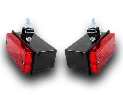 2 x CE ROTE GLÜHBIRNE RÜCKLEUCHTE FÜR LKW WOHNWAGEN TRAKTOR CUSTOM PROJECT MAN DAF VOLVO
