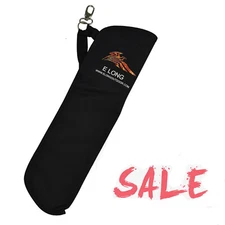 1X Quiver Back Waist Side Black Nylon Bag Arrow Bow Holder Pouch Target Hunting