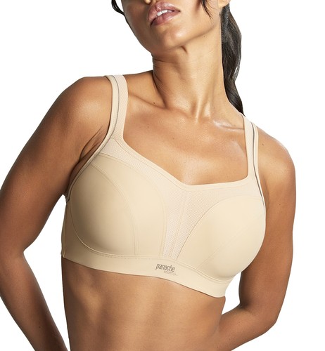Panache Power Underwire Sports Bra (5021)- Black, Grey Marl & Latte - Picture 26 of 31