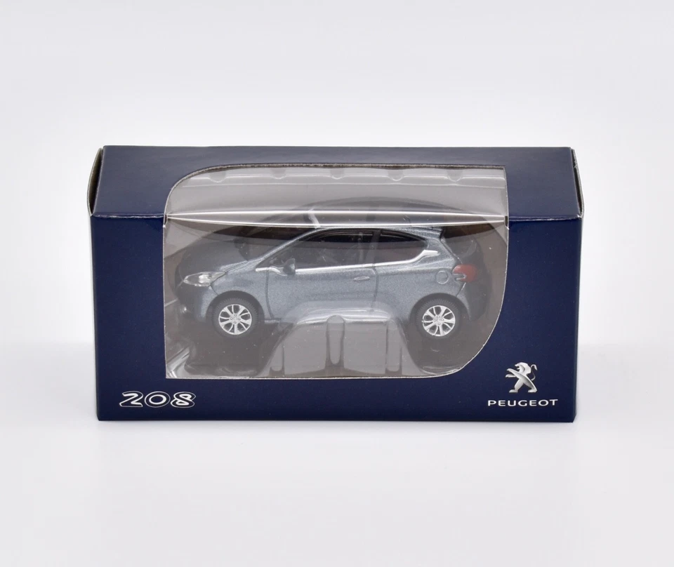 Peugeot 208 3 Portes Gris Foncé Phase 1 (2012) NOREV 3 inches 1/64 - Photo 4/4
