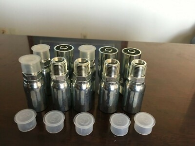 Compatible HYDRAULIC HOSE FITTING, 06U106 INTERCHANGE STYLE 10Pk # 6 Male Pipe