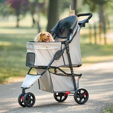 Stroller, Includes 360 Degree Front Wheel Swivel, Rear Wheel Breaks, Reflecti...