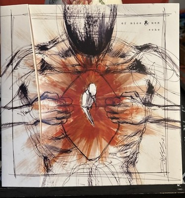 Vinyl LP Of Mice & Men - Echo - Orange blk cover - sharptone 