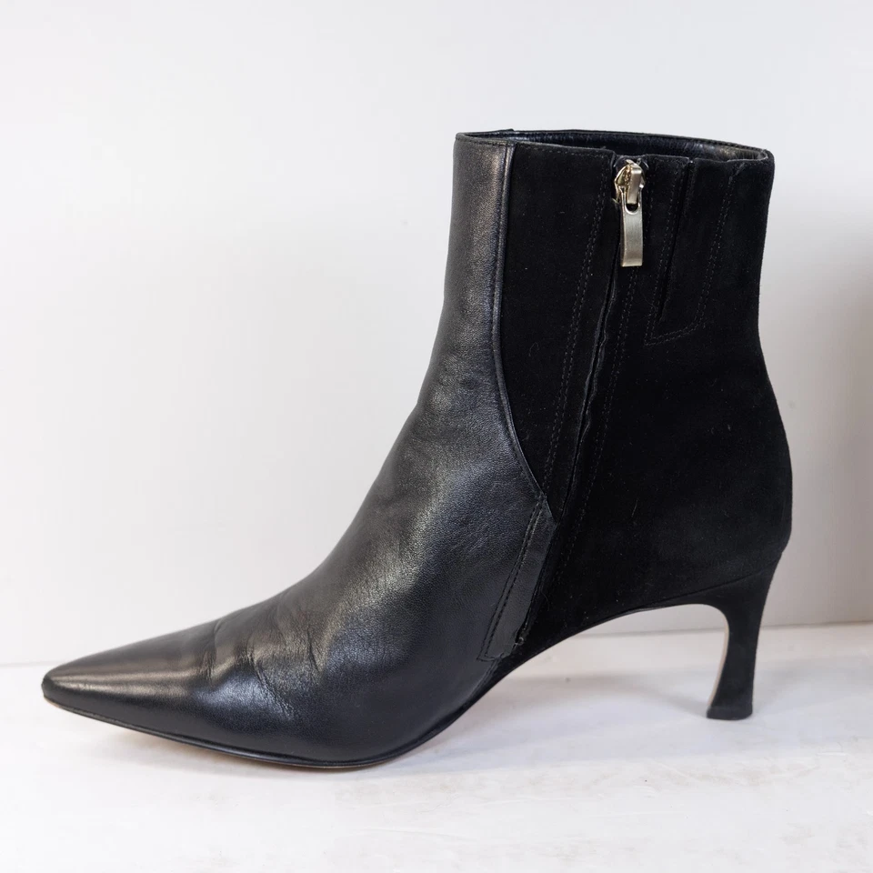 Botín para mujer 27 Edit Naturalizer EE. UU. 9,5 negro punta punta tacón de aguja Foto 2 de 4