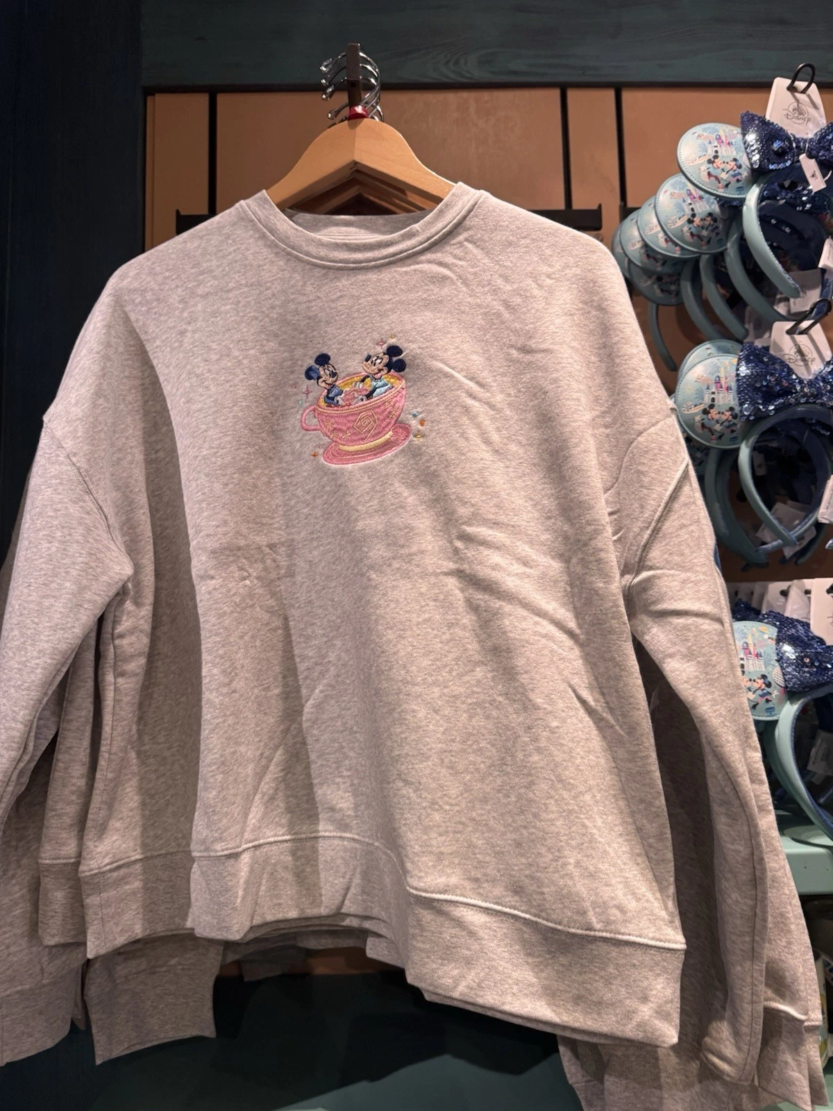 Disney Parks 2026 WDW Most Magical Day Ever TeaCup Sweatshirt Size Large