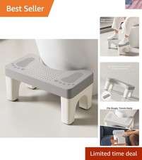 Ergonomic 6.7" Squatting Potty Stool for Enhanced Bathroom Comfort and Health