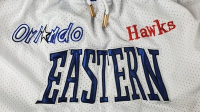 Just Don NBA Eastern Conference All Star Applique Shorts - Size S