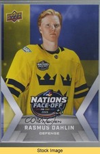 2024-25 4 Nations Face-Off Country Team Logo /299 Rasmus Dahlin #12 READ 1eo4