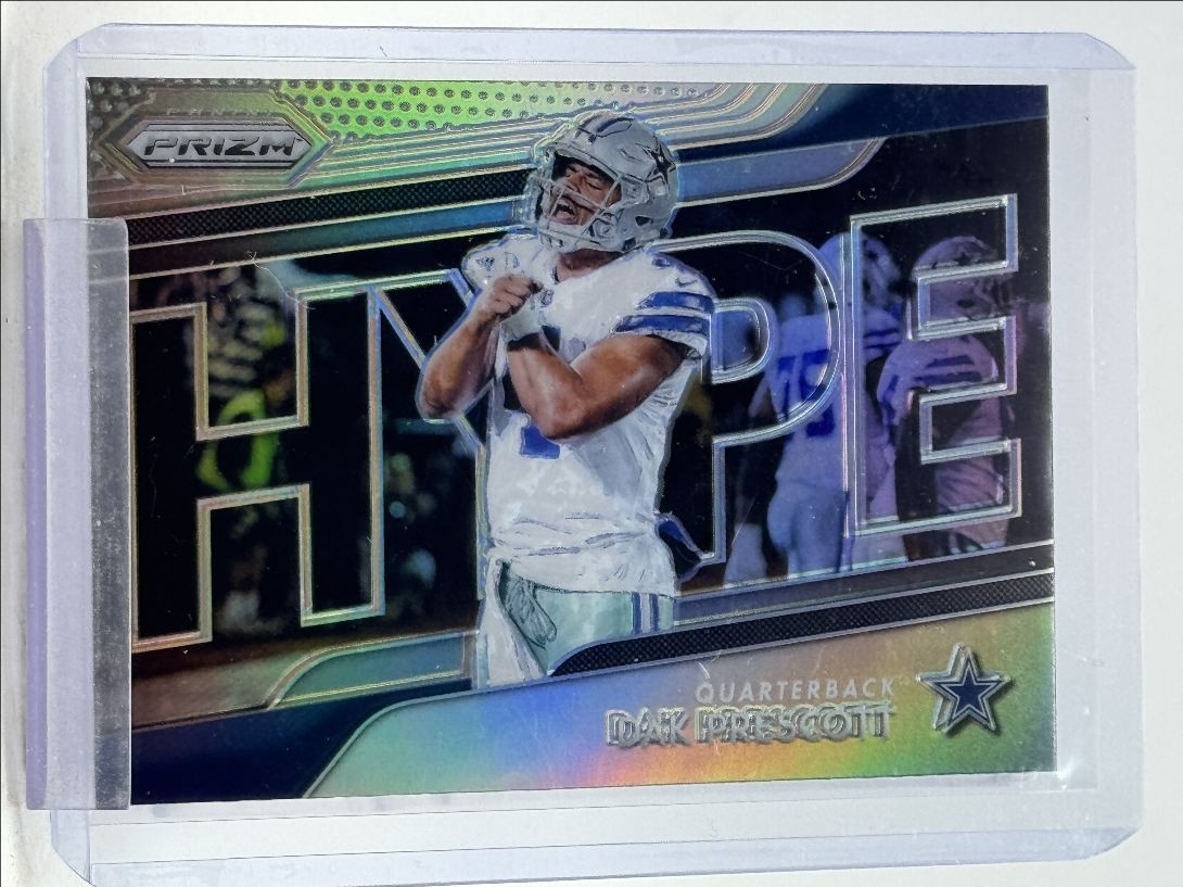DAK PRESCOTT 2018 PANINI PRIZM HYPE FOOTBALL SILVER COWBOYS Q3280