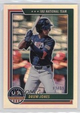 2022 Panini USA Baseball Stars & Stripes Holo Gold 83/99 Druw Jones #60 g2u