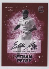 2025 University of South Carolina Gamecocks 14/45 Ethan Petry #S-1 Auto 1by6