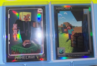 2024 Panini Minecraft Kai Prizm Silver Prizm /149 | Obsidian # 79 Silver /475