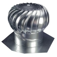 12 Attic Steel Wind Turbine Roof Vent Exhaust Fan Rotary Ventilator Steel New 12 Attic Steel Wind Turbine Roof Vent Exhaust Fan Rotary Ventilator Steel New