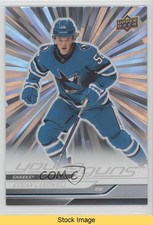 2024-25 Upper Deck Series 2 Young Guns Outburst Ethan Cardwell #459 READ 1rr4