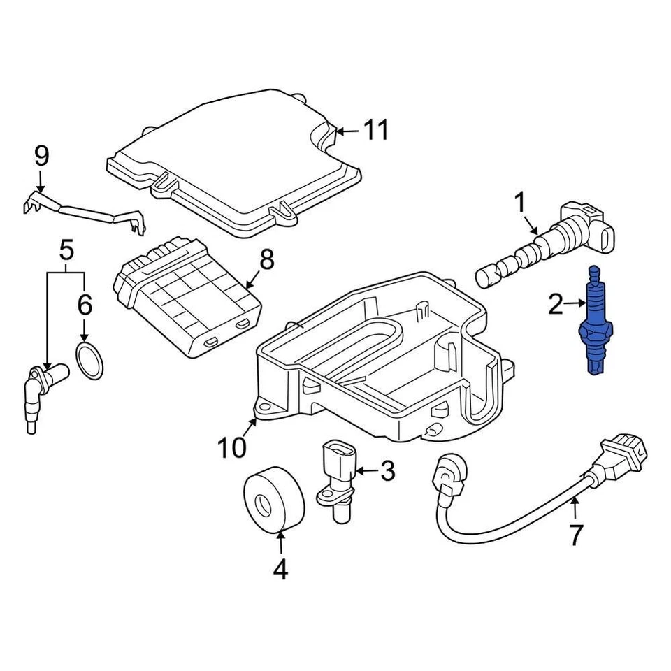 For Audi S4 2004-2009 Audi 101905616 Spark Plug Foto 2 de 4