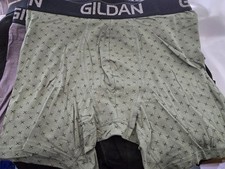 Gildan Men's Underwear Cotton Stretch Boxer Briefs, 5 Pack Small
