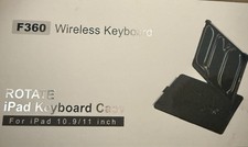 F 360 Series Wireless Keyboard For iPad Air 10.9  / iPad Pro 11  The 10th Gen.