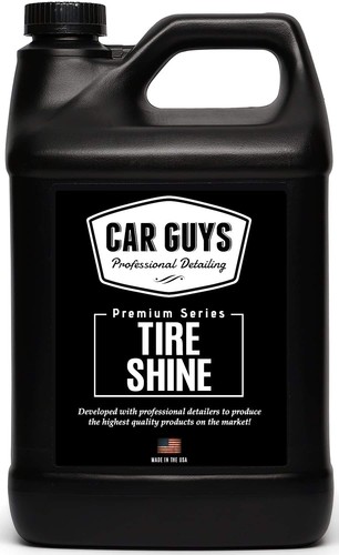 Tire Shine Spray Refill  Long Lasting Deep Black Finish, No Sling, 1 Gallon - 第 1/6 張圖片