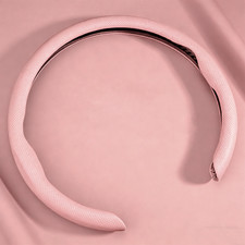 Nappa Leather Steering Wheel Cover For Cars Trucks Suvs Roundd-shaped 14.5-15