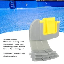 4pcs Cyclonic Scrubbing Brushes Plastic Rubber Cyclonic Brush Replacement Parts