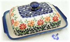 Butterdose flach mit Knopf - Dekor JS14 - Adelheid - 2. Wahl