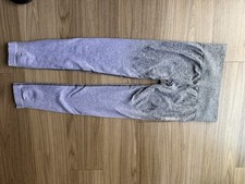 Gymshark Women's Ombre Seamless High Rise Leggings Gray/Purple Small