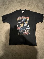 Vintage Dale Earnhardt NASCAR Shirt Intimidator 1997 Black USA Made XL