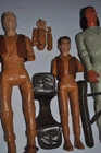 3 Vintage Marx Johnny West Action Figures – For Parts or Repair