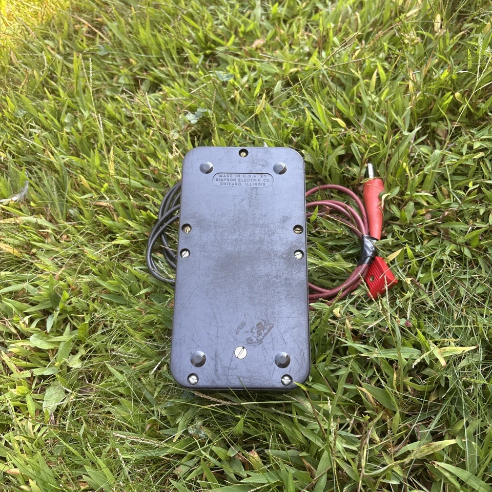 Simpson Vintage Model 372 Ohm Multimeter with Original Test Leads - Image 3 of 4