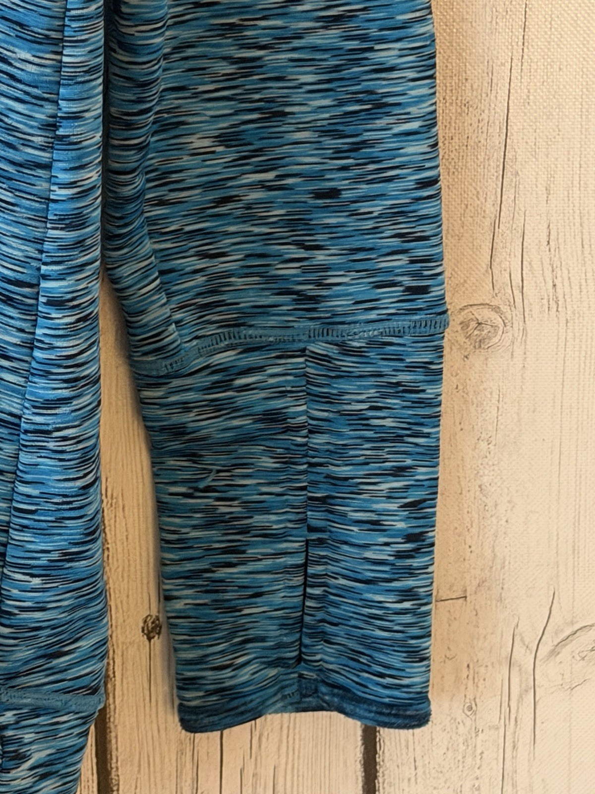 Athleta Tranquility Spaced Dye Pullover Cowl Neck… - image 3