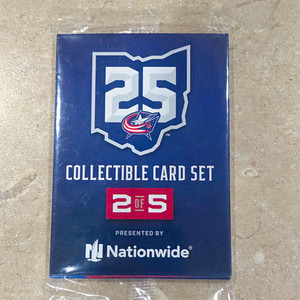 Upper Deck 2025-26 Columbus Blue Jackets Team Pack 25-Card Set NHL Johnson