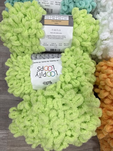 Big Twists Yarns Loopity Loops Finger Yarn 6.35 oz. 18.2 yards - 7 ...