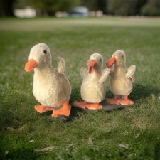 Steiff Tiere Ente 3St 2x 3250/10 Jung- Ente 14 cm wie 6514.1949-61 Top Zustand 