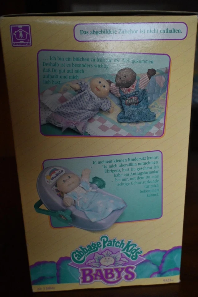 Cabbage Patch Kids Puppe rosa – mit Geburtsurkunde – OVP geöffnet, unbespielt - Bild 3 von 4