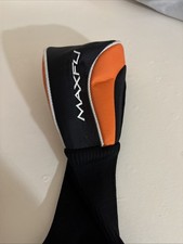 MaxFli 3i-Wood Pokrowiec na głowę [Czarny/Pomarańczowy/ MaxFli #3i Zamiennik ŚWIETNA GONDYDYCJA