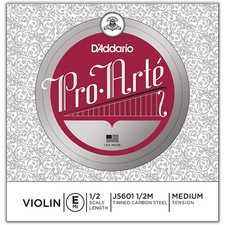D'Addario Pro-Arte Series Violin E String 1/2 Size