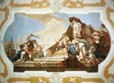 Tiepolo Palazzo Patriarcale Das Urteil Salomos Kunstdruck Poster Wanddeko